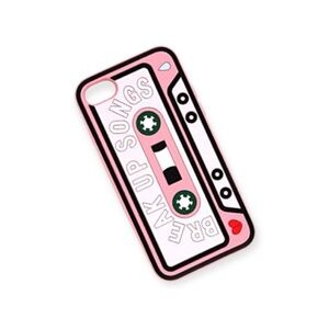 new Bando  Breakup Songs Retro Cassette Tape  iPhone 6 7 8 Phone Case  Pink 